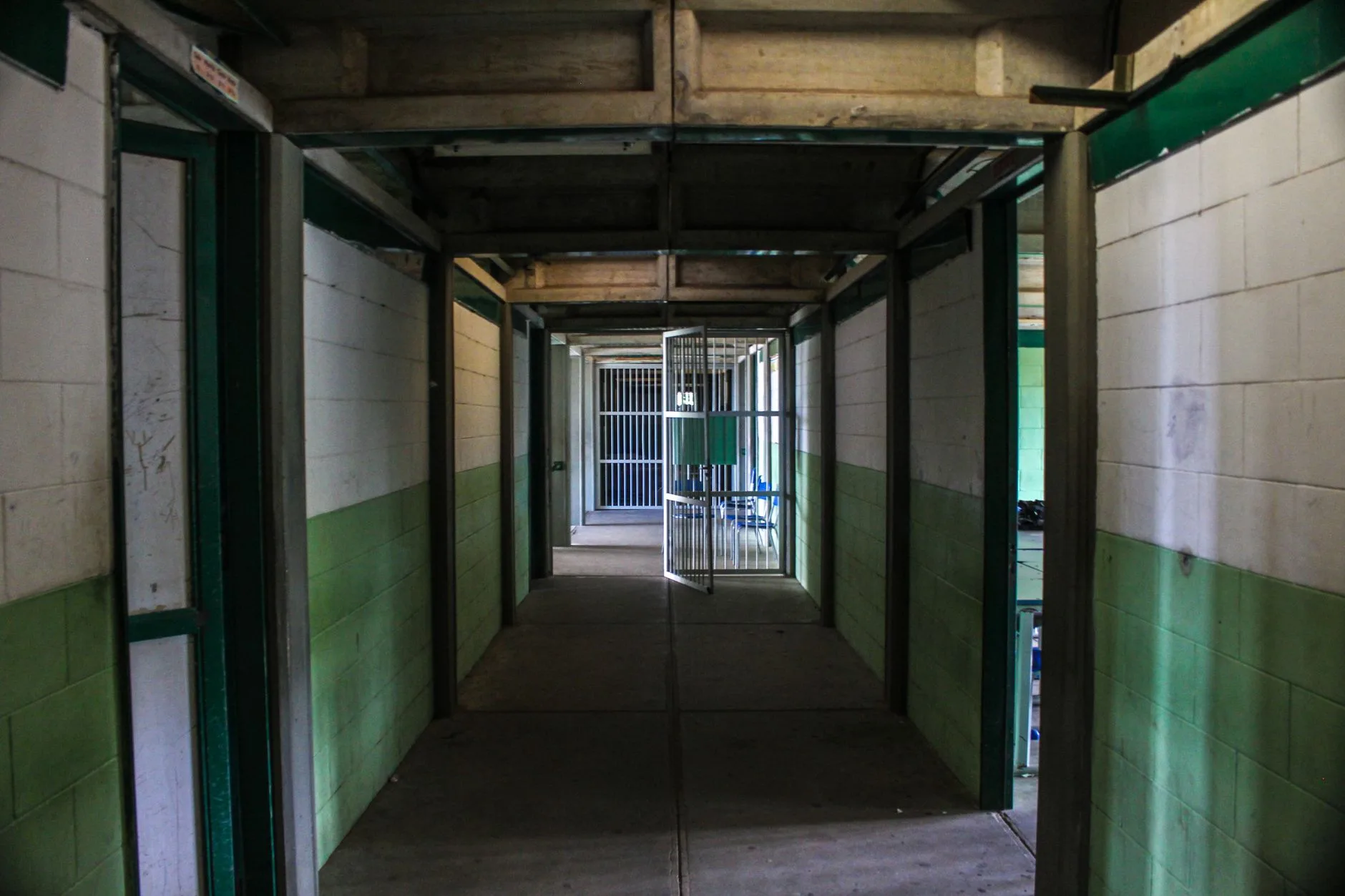 A corridor in a government building