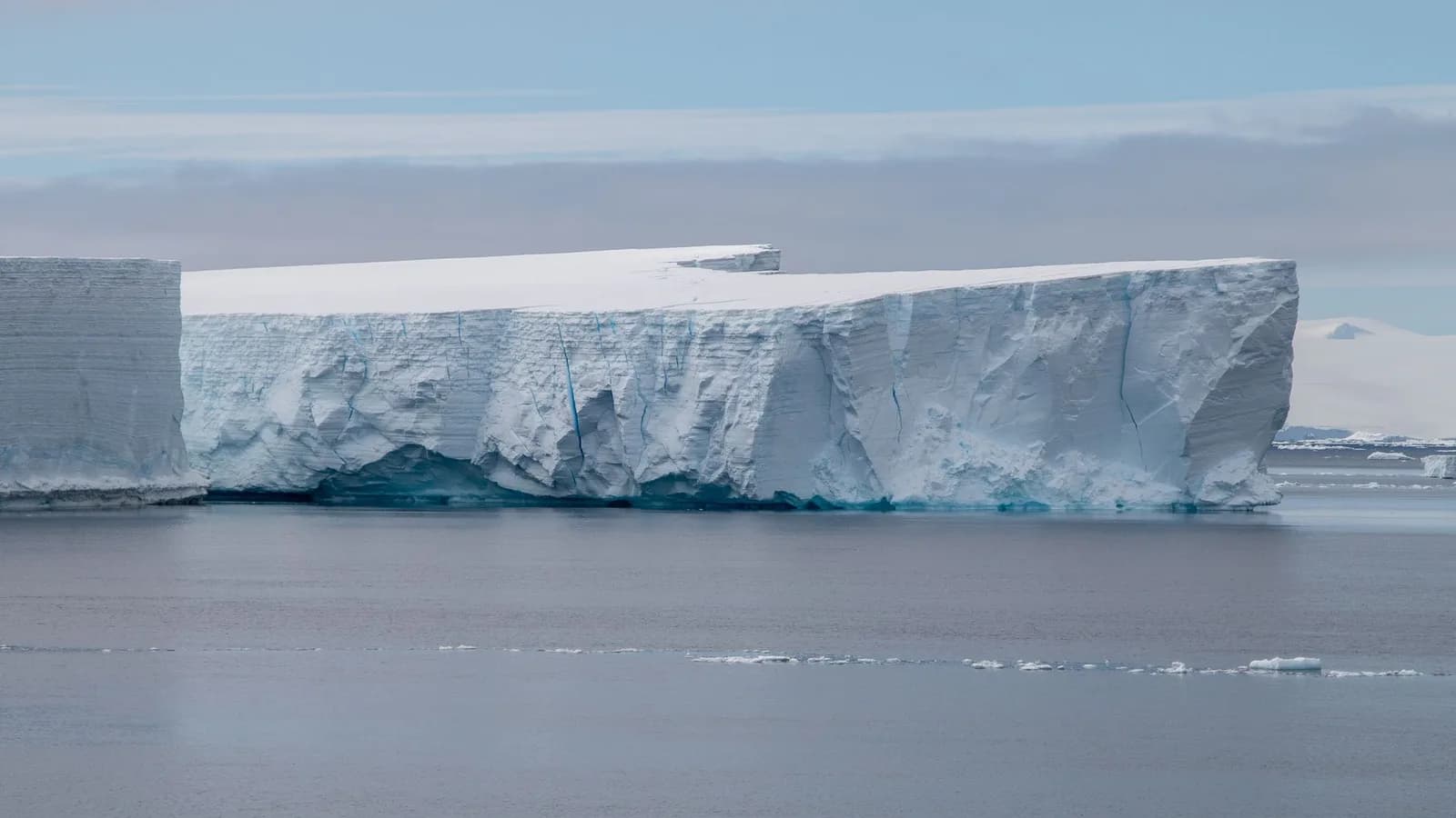 An Antarctic ice field