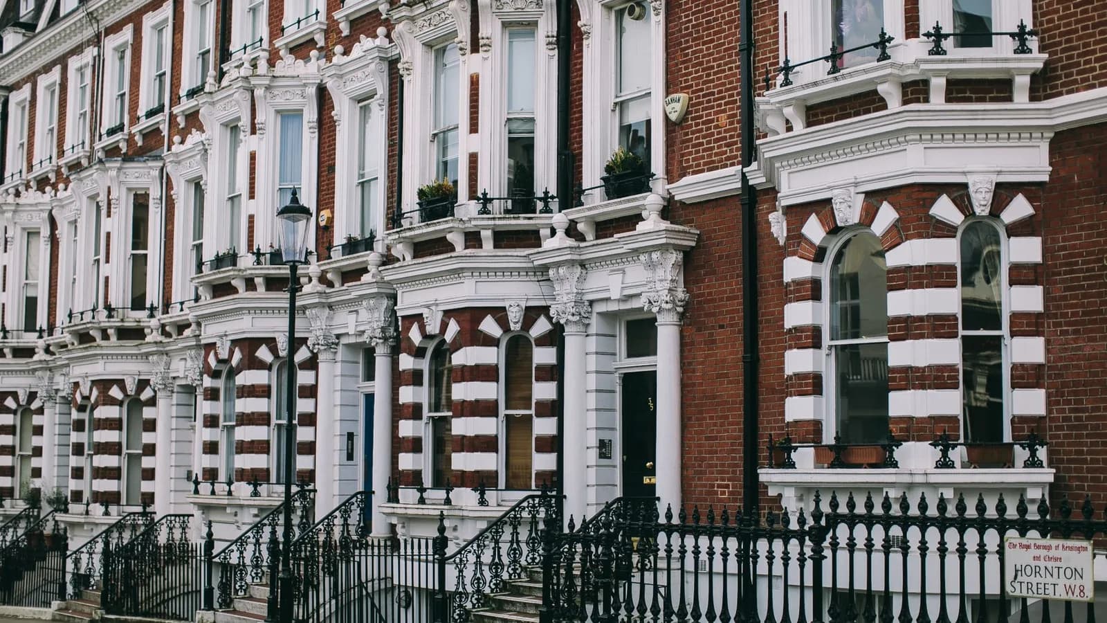 A terraced London street
