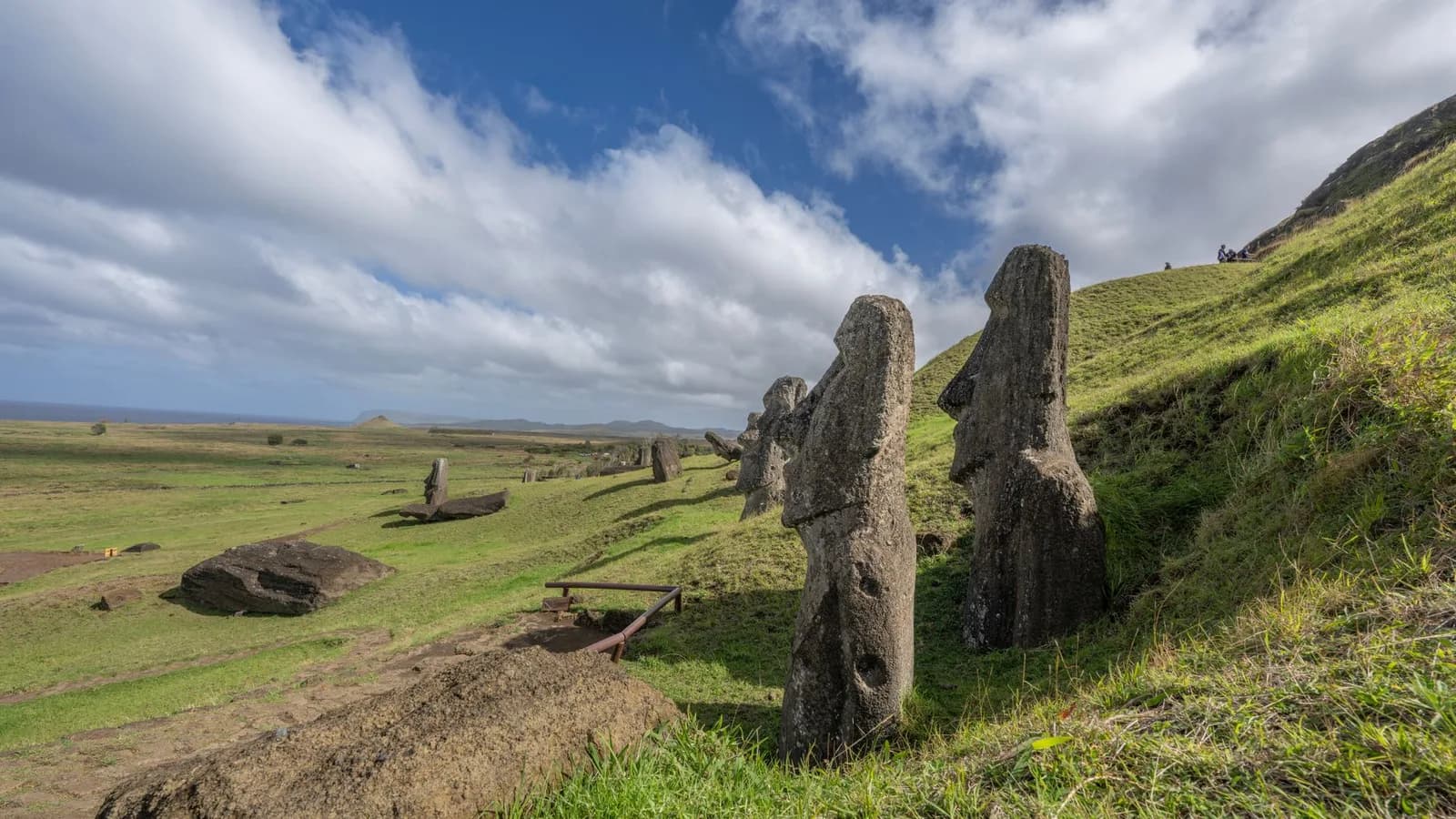 Moai statues on Easter Island