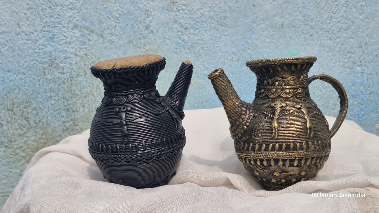 A small ancient bronze object