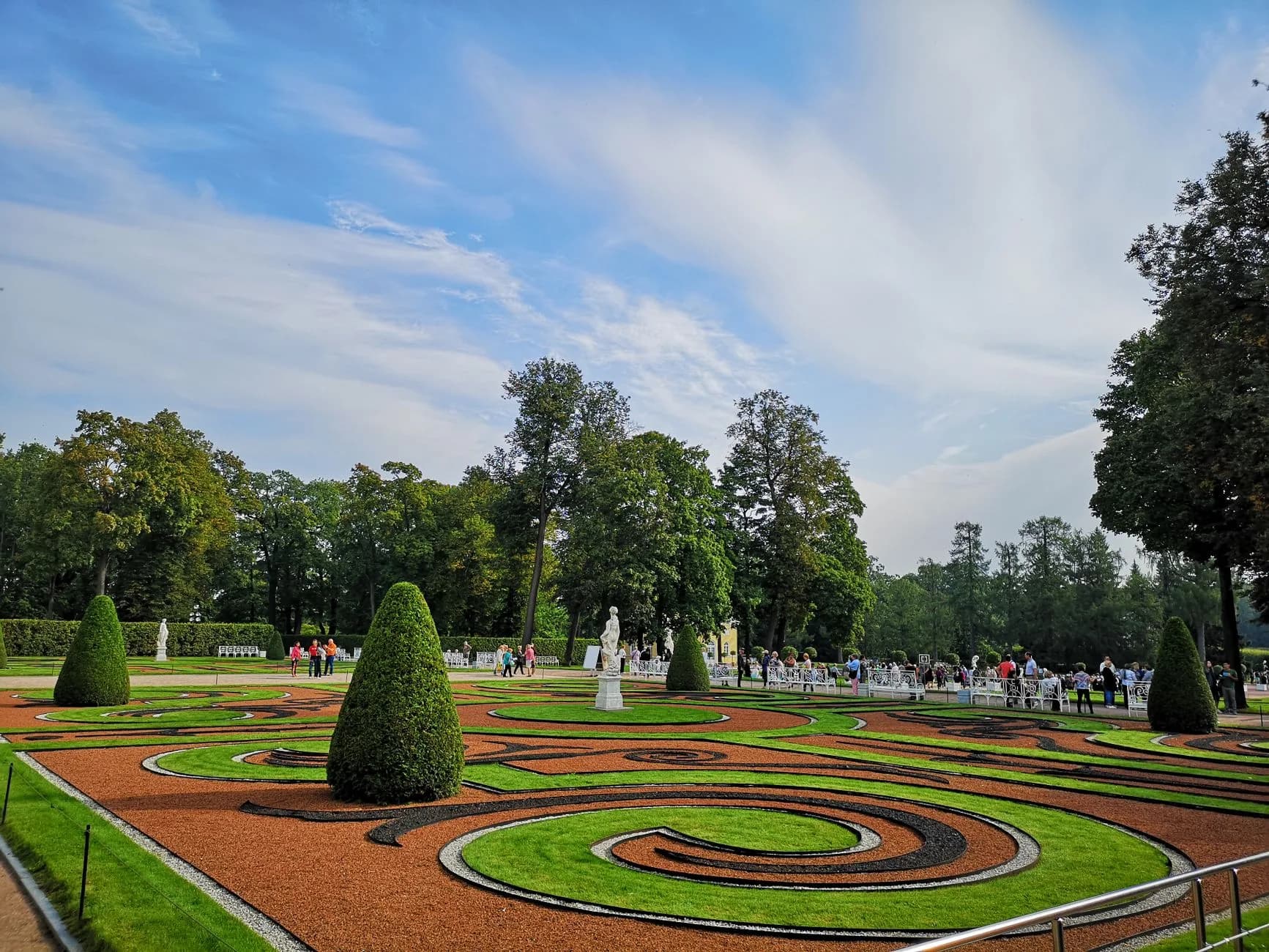 Formal palace gardens