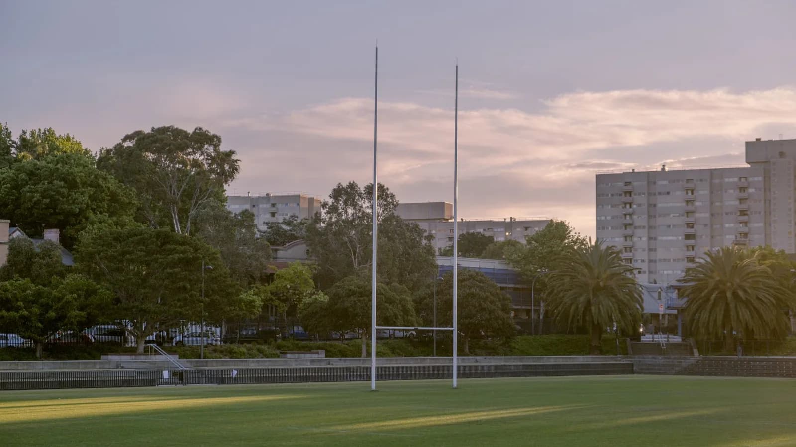 A school playing field