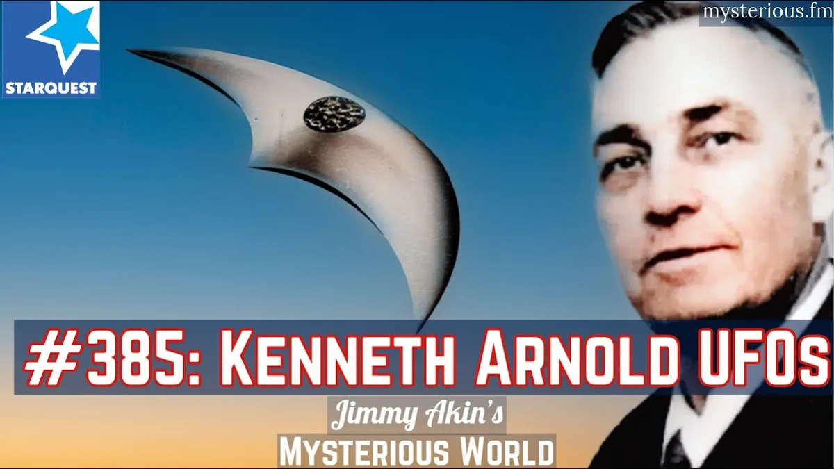 Kenneth Arnold UFO Sighting The First UFOs - Jimmy Akin's Mysterious World