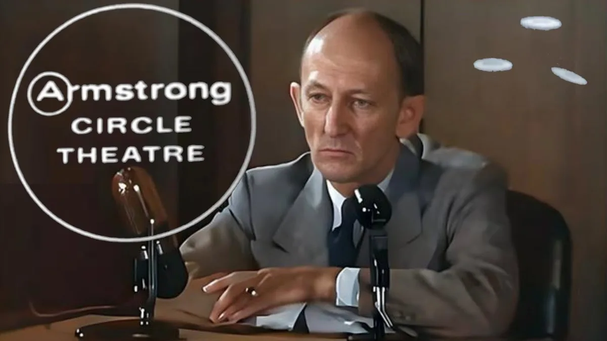 1958-01-22: Maj Donald Keyhoe Armstrong Circle Mic Cut