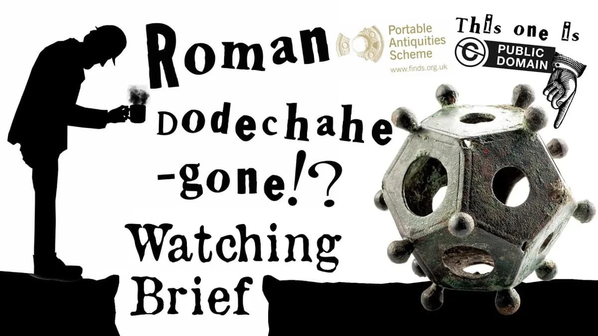 The Norton Disney Roman Dodecahedron, Copyright & The Missing Portable Antiquities Scheme Record!